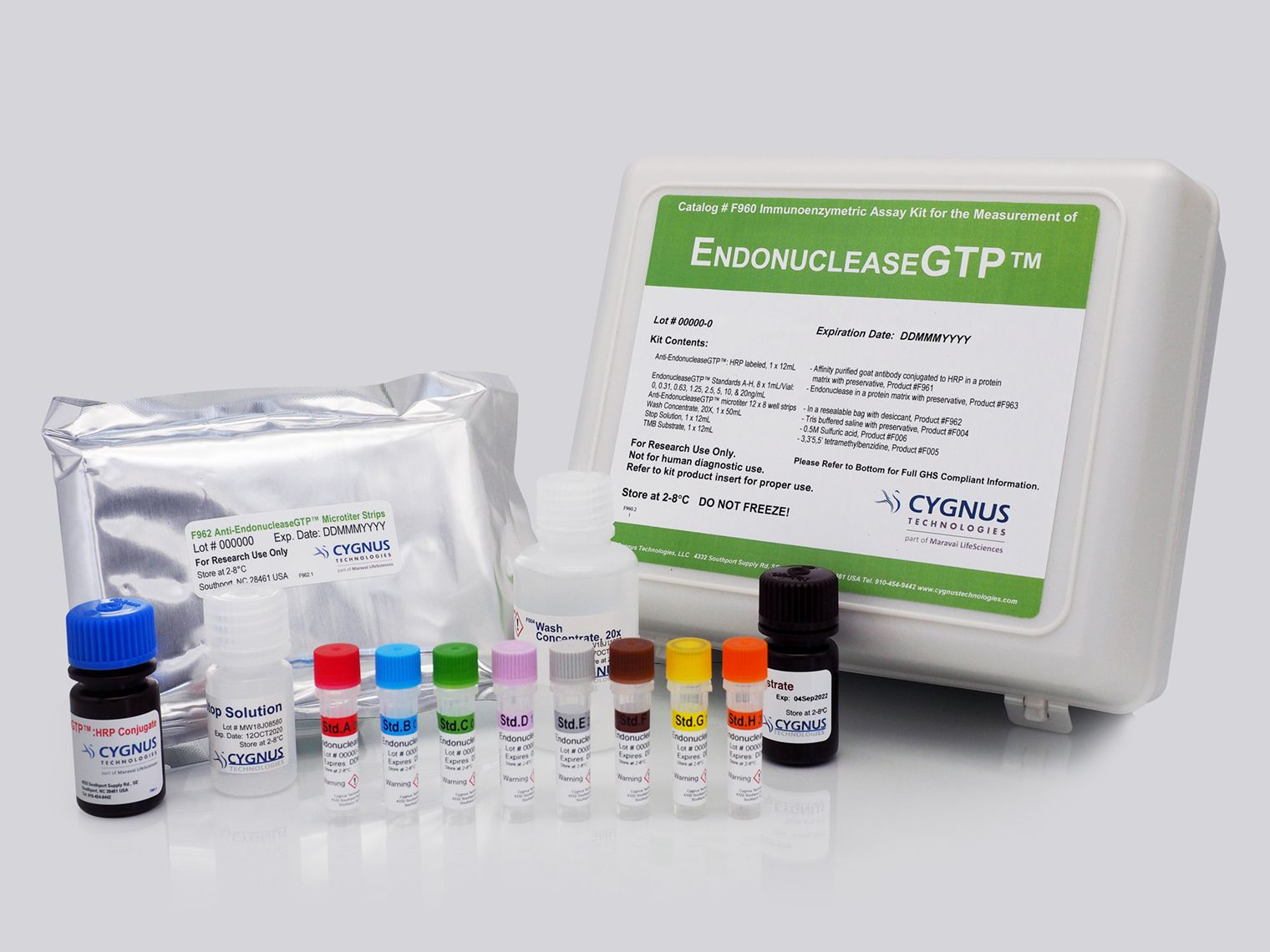 Cygnus生物制品殘留檢測又一利器 -EndonucleaseGTP核酸內切酶殘留檢測試劑盒